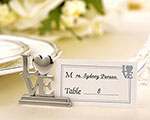 Wedding or Engagement Table Name Place Card Holder LOVE Letters - bomboniere